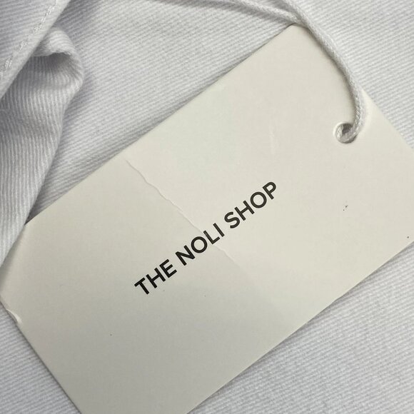 The Noli Shop Women’s Allegra Bootcut High-Rise Jeans – White – Size 28 - Picture 10 of 10